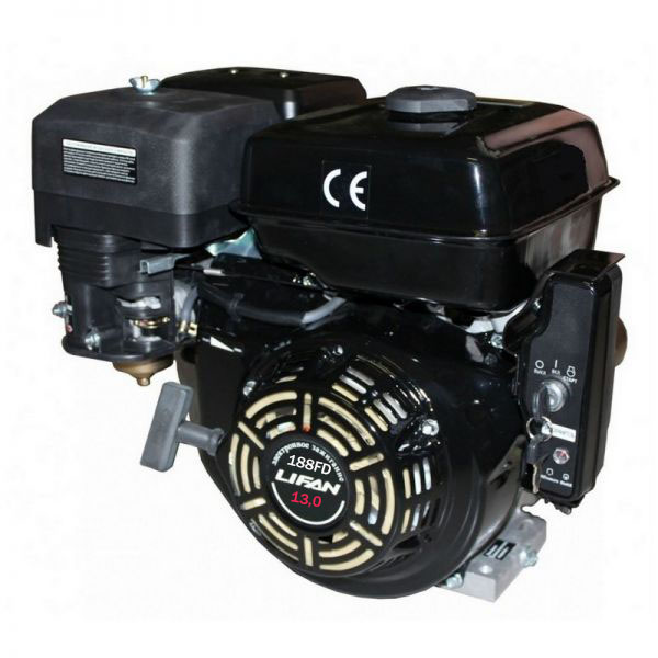 Двигатель LIFAN 188FD (13,0 л.с.) + электростартер (вал 25мм)  в .