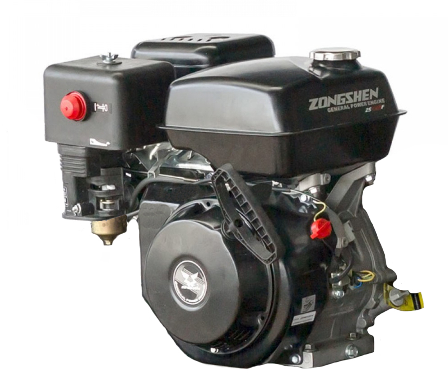 Двигатель для мотобуксировщика ZONGSHEN 168F-2 6,5 л. с. (вал 20 мм .