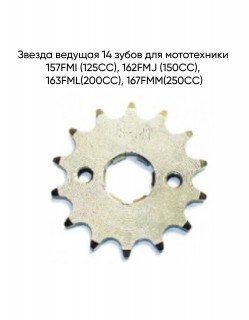   14  157FMI (125CC),162FMJ (150CC),163FML(200CC),167FMM(250CC)