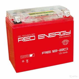 ����������� 12�20�� RED ENERGY RE12201 (YTX20L-BS) (�������, �������) (������ ������) (175*87*154��) (ArcticCat, Brp-Sci-Doo ZX, Polaris550,750,800, Yamaha973,1000,1049)