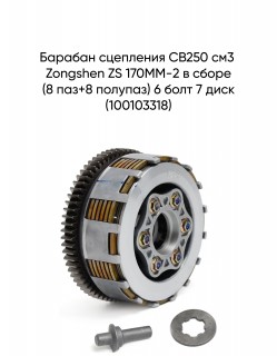 ������� ��������� CB250 ��3 Zongshen ZS 170MM-2 � ����� (8 ���+8 �������) 6 ���� 7 ���� (100103318)