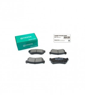 Колодки тормозные, задние, дисковые Chevrolet Lacetti 03-, Daewoo Nubira 03- c ушками (HBP159)
