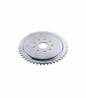 Звезда ведомая 48 зубов веломотора F50,F80,NR50,NR80,T100,72(8P) хром