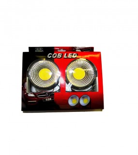 Фара светодиодная, круглая, c кронштейном, 10V-30V 3W, технология COB LED