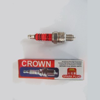 Свеча CROWN A7TC (NGK C7HSA) (на мопеды Delta, ALFA, 4x тактный скутерный двигатель)