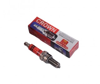 Свеча CROWN F5TC (NGK BP6ES, А17ДВ1) (мотоблок,  4-х тактный китайский двигатель)