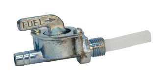 Бензокран веломотора F50,F80,NR50,NR80,T100,72(8P) (хром) (с НАРУЖНОЙ резьбой,под бензобак с внутренней резьбой)