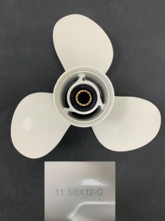 Винт для лодочных моторов  Yamaha Ямаха 40-60 /Меркурий без установочного компл. (11-3/8*12G) ступица 79мм, 13 шлиц.