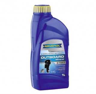 Масло RAVENOL Outboardoel SAE 10W-30 (1л) полусинтетическое, для 4-х тактных лодочных моторов