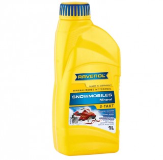 Масло RAVENOL Snowmobiles Mineral ASI: TB (1л) минеральное, для 2-х тактных снегоходов (63871)