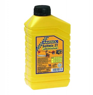 Масло RAVENOL Selfmix (1л) минеральное, смешиваемое, универсальное, для 2-х тактных двигателей (63211)