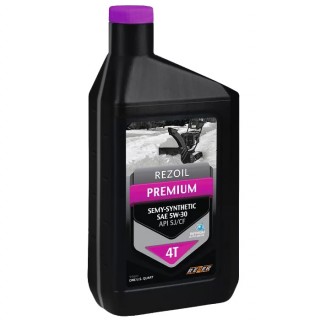 Масло REZOIL PREMIUM 5W-30 (0.946л) полусинтетическое, для 4-х тактной мототехники
