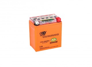 Аккумулятор OUTDO 12В 7 А/ч YTX7L-BS индикатор iGEL, (114 х 71 х 131) обратная полярность